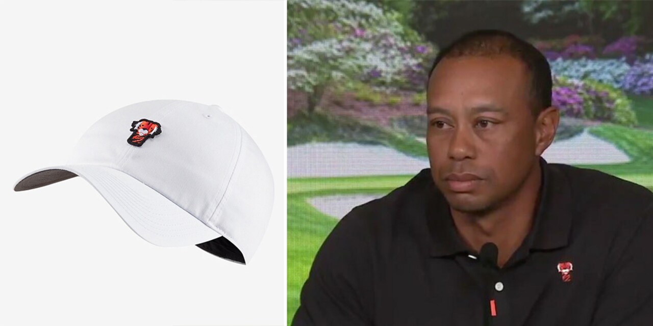 Tiger woods hat cheap tiger logo